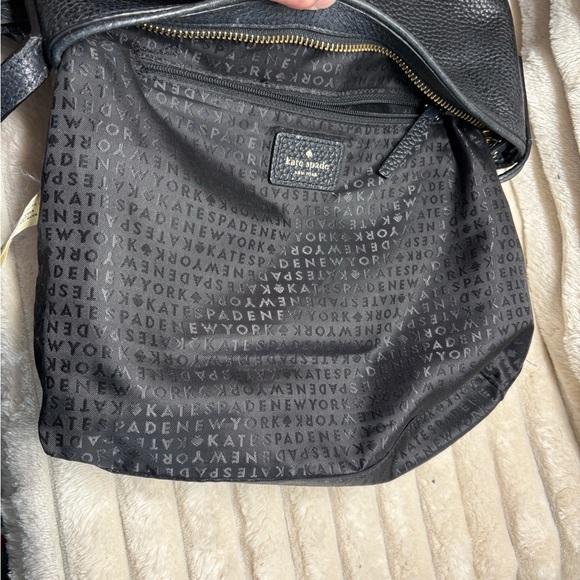 Kate Spade Black Crossbody Bag with Gold Zipper - Picture 13 of 13